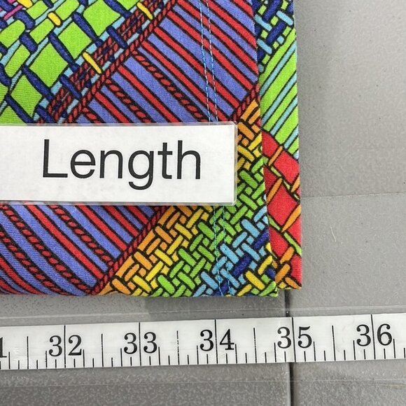 Mara Hoffman Bohemian Bodycon Dress Geometric Colorful Green Purple Size Small S - Picture 13 of 16